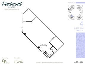 3495 Piedmont Rd NE, Atlanta, GA à louer Plan d’étage– Image 1 sur 1