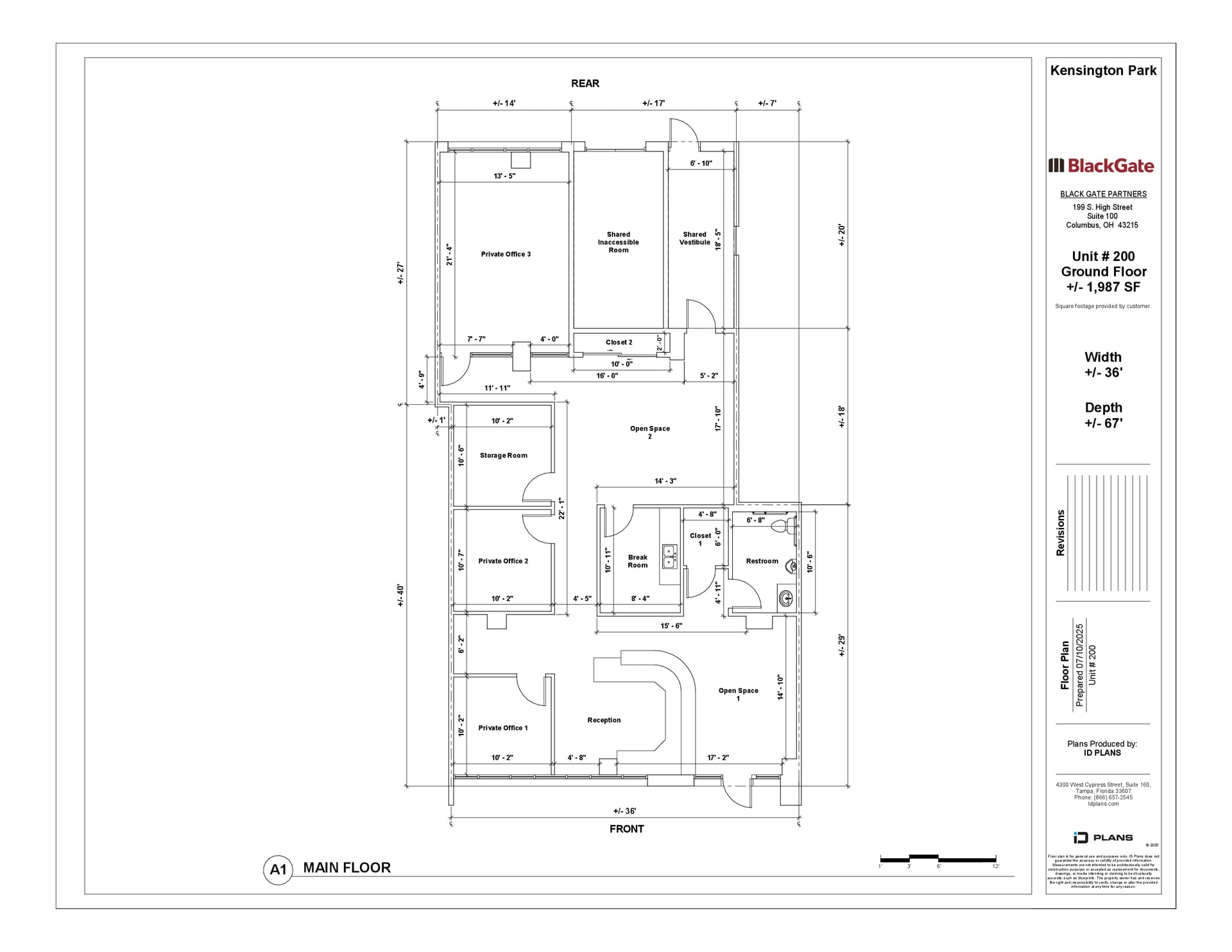 7600-7620 Lyndale Ave S, Richfield, MN à louer Plan d’étage– Image 1 sur 6