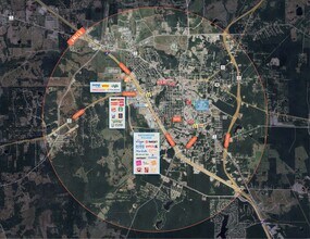 253 Interstate 45 S, Huntsville, TX - Vue aérienne  vue de carte - Image1