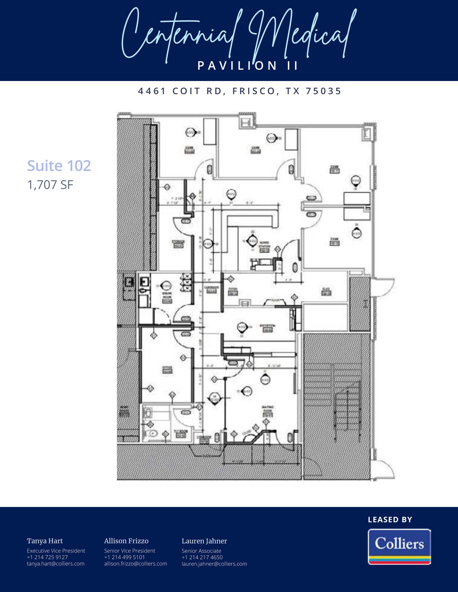 4401 Coit Rd, Frisco, TX à louer Plan d’étage– Image 1 sur 1