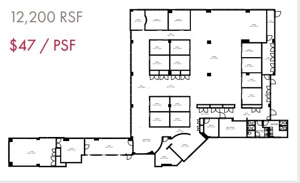 352 Park Ave S, New York, NY à louer Plan d’étage– Image 1 sur 1