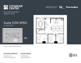 201 S Biscayne Blvd, Miami, FL à louer Plan d’étage– Image 1 sur 1