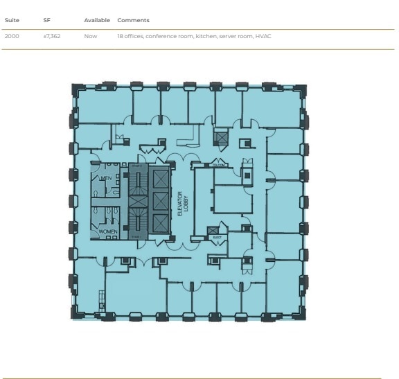 100 Bush St, San Francisco, CA à louer Plan d’étage– Image 1 sur 1