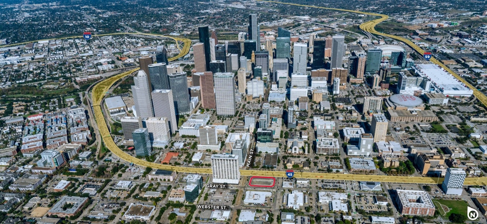 2017 Main St, Houston, TX à vendre - Aérien – Image 2 sur 4
