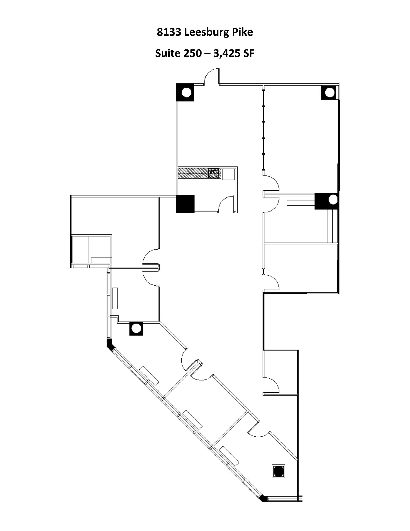 8133 Leesburg Pike, Vienna, VA à louer Plan de site– Image 1 sur 2