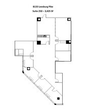 8133 Leesburg Pike, Vienna, VA à louer Plan de site– Image 1 sur 2