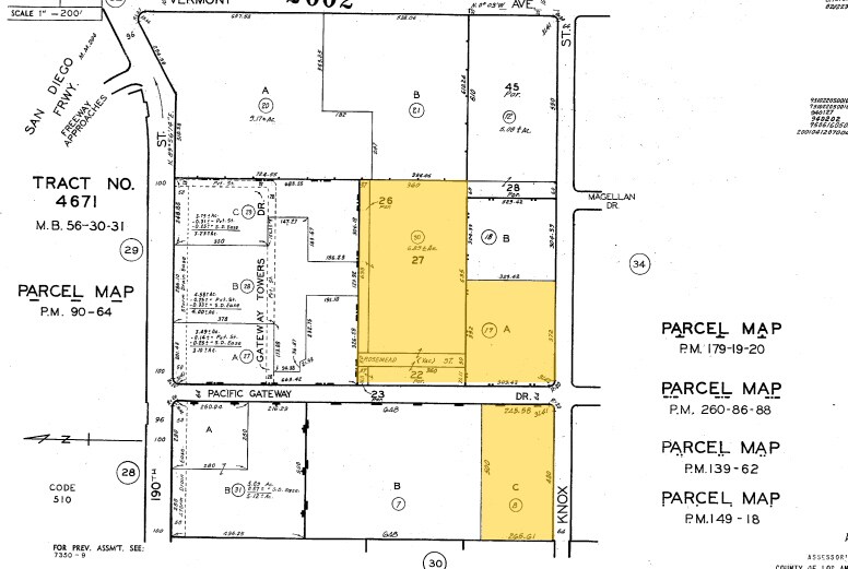 20101 S Vermont Ave, Torrance, CA à louer - Plan cadastral – Image 3 sur 8