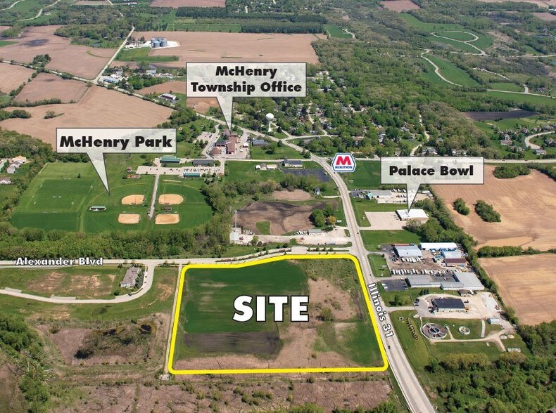 SWC Route 31 & Alexander Drive, Johnsburg, IL à vendre - Aérien – Image 2 sur 3