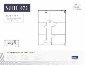 330 N brand Blvd, Glendale, CA à louer Plan d’étage– Image 1 sur 1