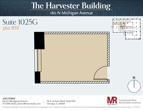 180 N Michigan Ave, Chicago, IL à louer Plan d’étage– Image 1 sur 3