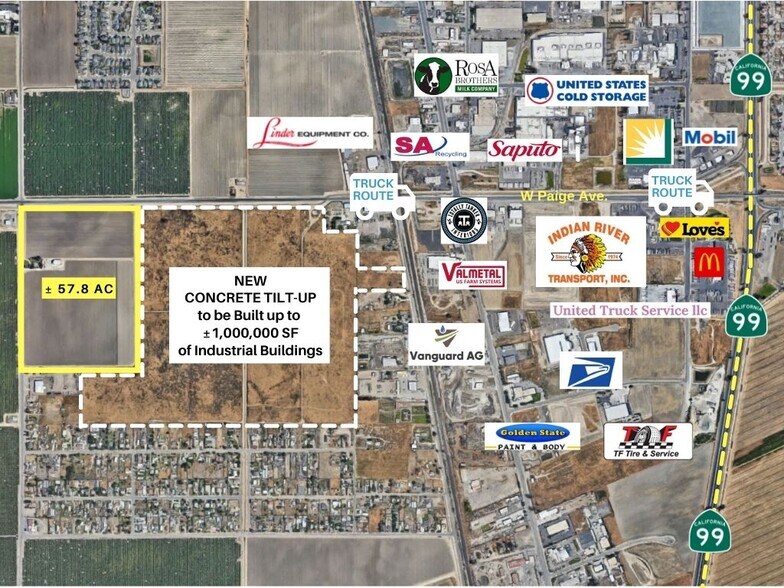 2918 S Pratt St, Tulare, CA à vendre - Aérien – Image 1 sur 7