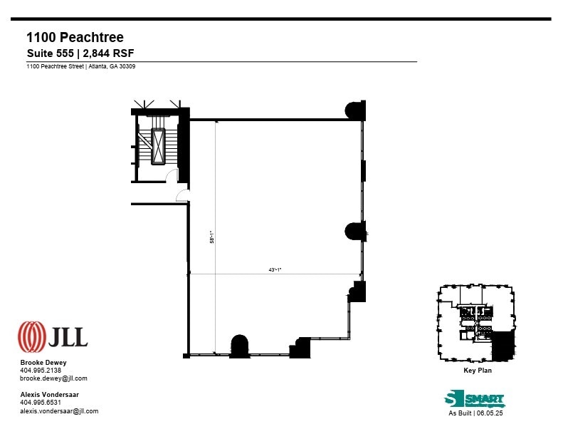 1100 Peachtree St Ne, Atlanta, GA à louer Plan d’étage– Image 1 sur 1