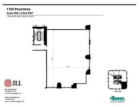 1100 Peachtree St Ne, Atlanta, GA à louer Plan d’étage– Image 1 sur 1