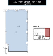 100 Front St, Worcester, MA à louer Plan d’étage– Image 1 sur 1