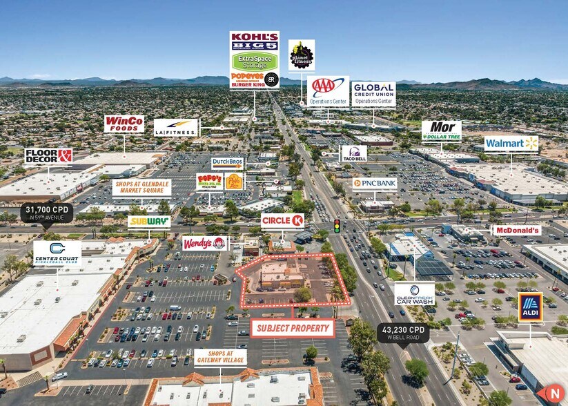 5912-5920 W Bell Rd, Glendale, AZ à vendre - Photo de l’immeuble – Image 2 sur 6