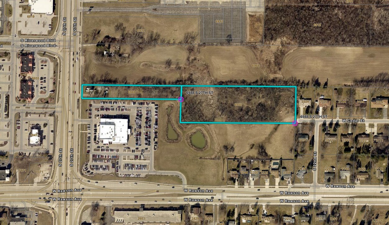 6988 S 27th St, Oak Creek, WI à vendre Plan cadastral– Image 1 sur 4
