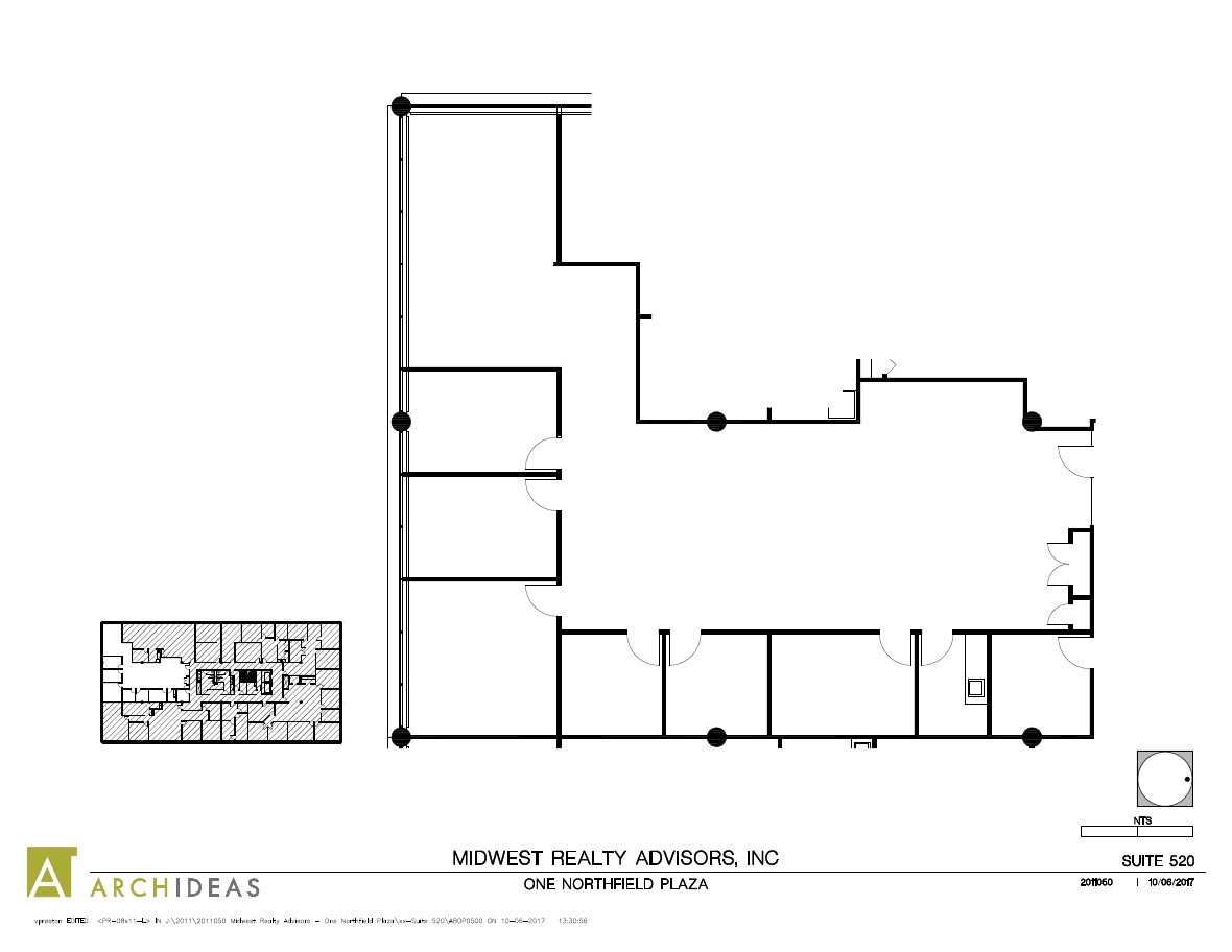 Northfield Plz, Northfield, IL à louer Plan d’étage– Image 1 sur 1