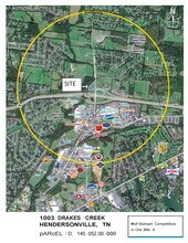 1003 Drakes Creek Rd, Hendersonville, TN - Vue aérienne  vue de carte - Image1