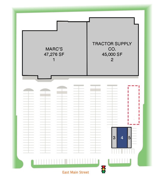 1155 E Main St, Ravenna, OH à louer - Plan de site – Image 2 sur 7