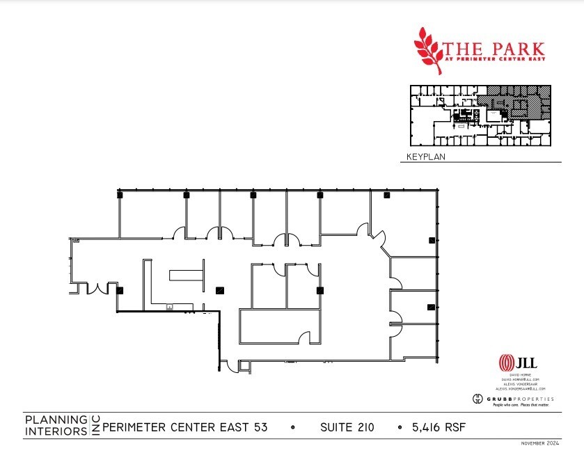 53 Perimeter Ctr E, Atlanta, GA à louer Plan d’étage– Image 1 sur 1