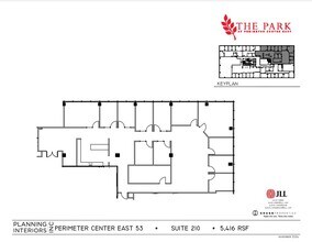 53 Perimeter Ctr E, Atlanta, GA à louer Plan d’étage– Image 1 sur 1