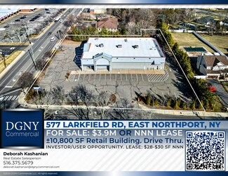 Plus de détails pour 577 Larkfield Rd, East Northport, NY - Local commercial à vendre