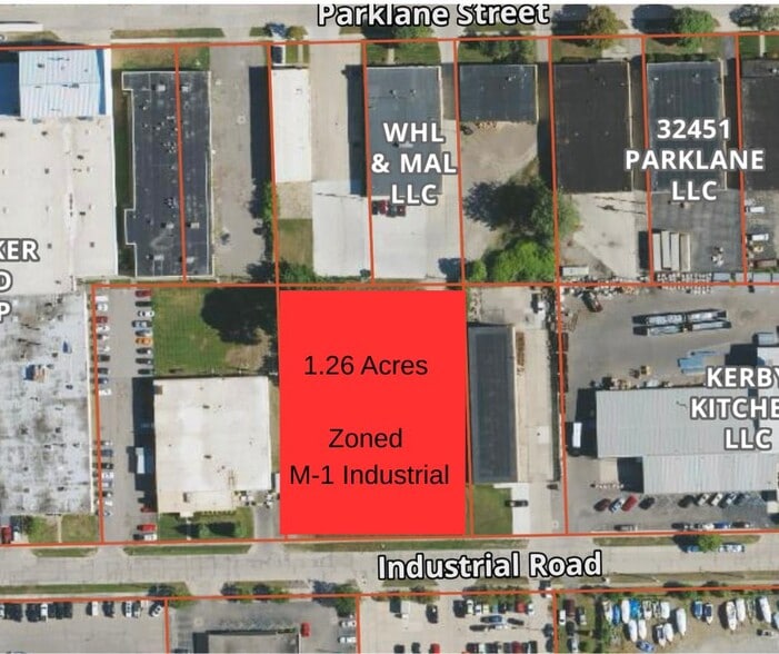 32660 Industrial Road, Garden City, MI à vendre - Aérien – Image 2 sur 2