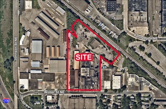 1201 Winter St NE, Minneapolis, MN - VUE AÉRIENNE  vue de carte