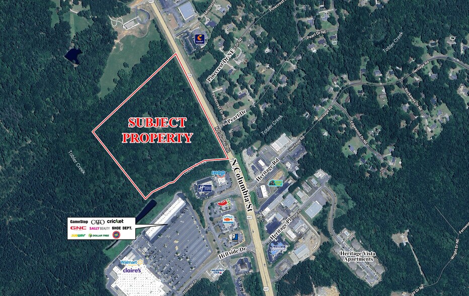 2610 N Columbia St, Milledgeville, GA à vendre - Aérien – Image 1 sur 3