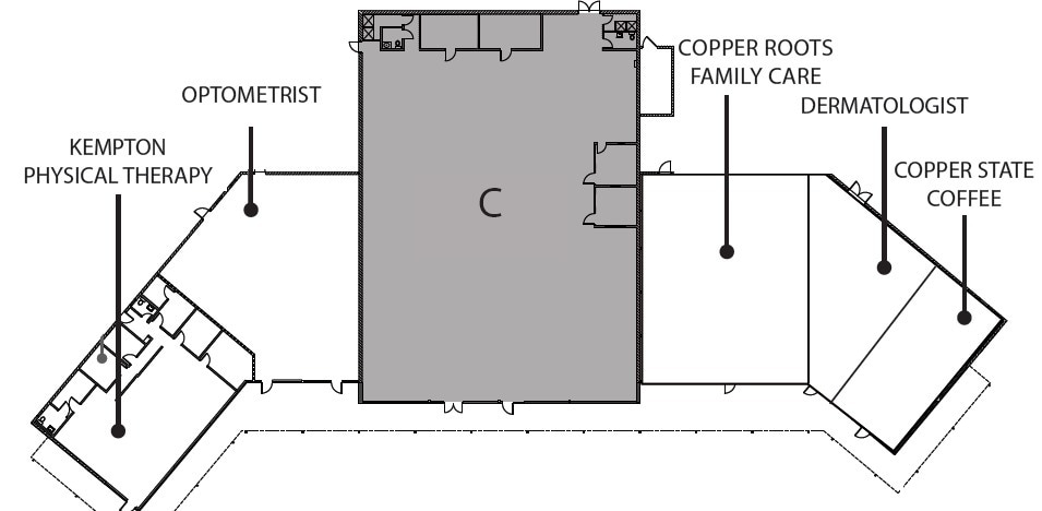 1100 N Broad St, Globe, AZ à louer Plan d’étage– Image 1 sur 1