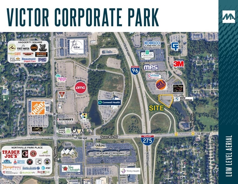 19265 Victor Pky, Livonia, MI à vendre - Aérien – Image 2 sur 3