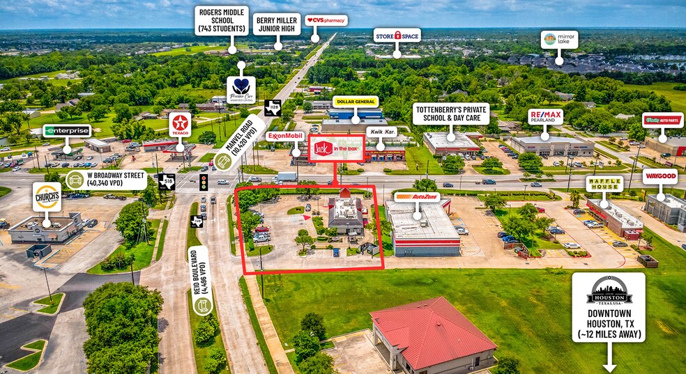 2702 Reid Blvd, Pearland, TX à vendre - Photo de l’immeuble – Image 3 sur 7