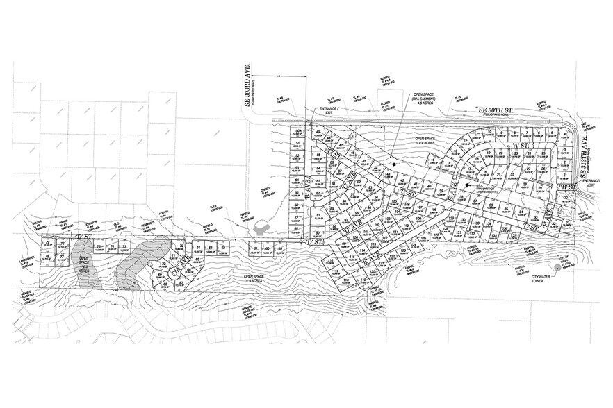 SE 30th, Washougal, WA à vendre - Plan cadastral – Image 2 sur 2