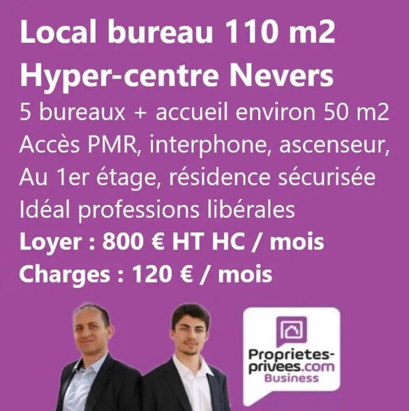 Local commercial dans Nevers à louer - Photo de l’immeuble – Image 1 sur 4