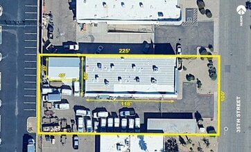 4814 S 35th St, Phoenix, AZ - VUE AÉRIENNE vue de carte