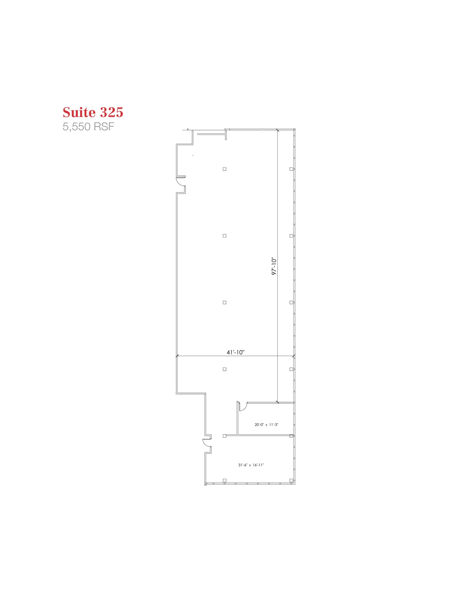 25200 Telegraph Rd, Southfield, MI à vendre Plan d’étage– Image 1 sur 1