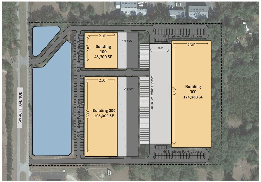SW 46th St, Ocala, FL à louer - Plan de site – Image 2 sur 2