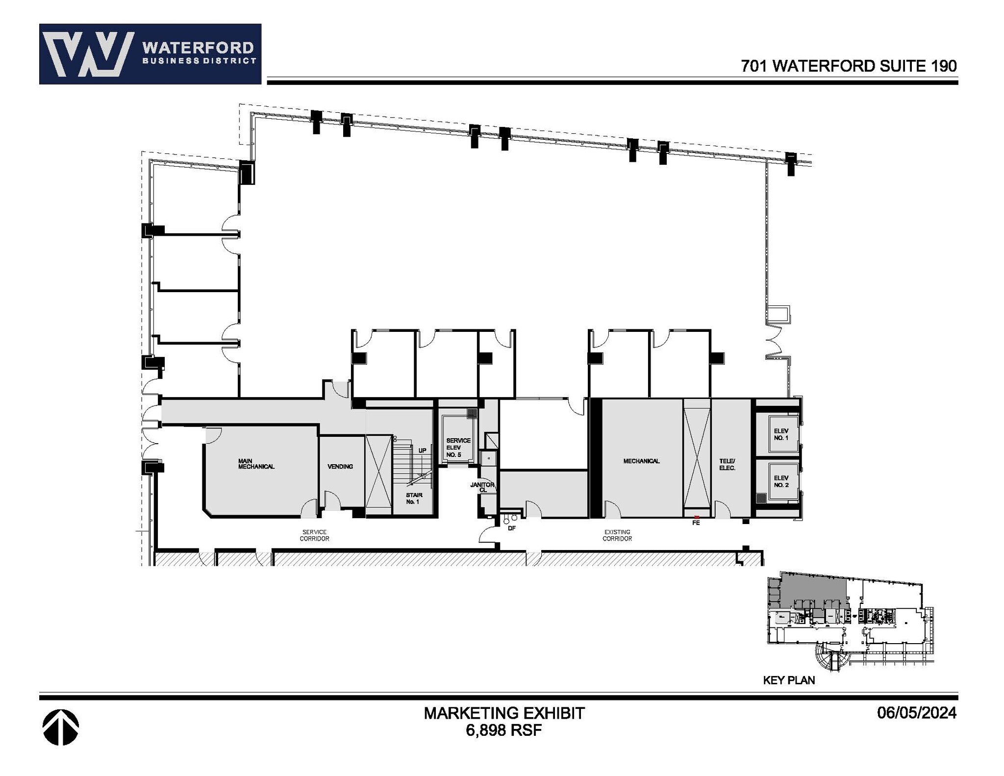 5200 Waterford District Dr, Miami, FL à louer Plan d’étage– Image 1 sur 1