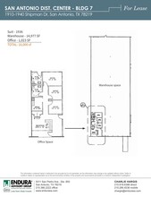 3439-3455 Steen St, San Antonio, TX à louer Plan d’étage– Image 1 sur 1