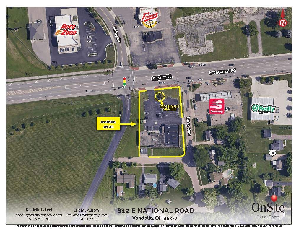 812 E National Rd, Vandalia, OH à vendre Aérien– Image 1 sur 6