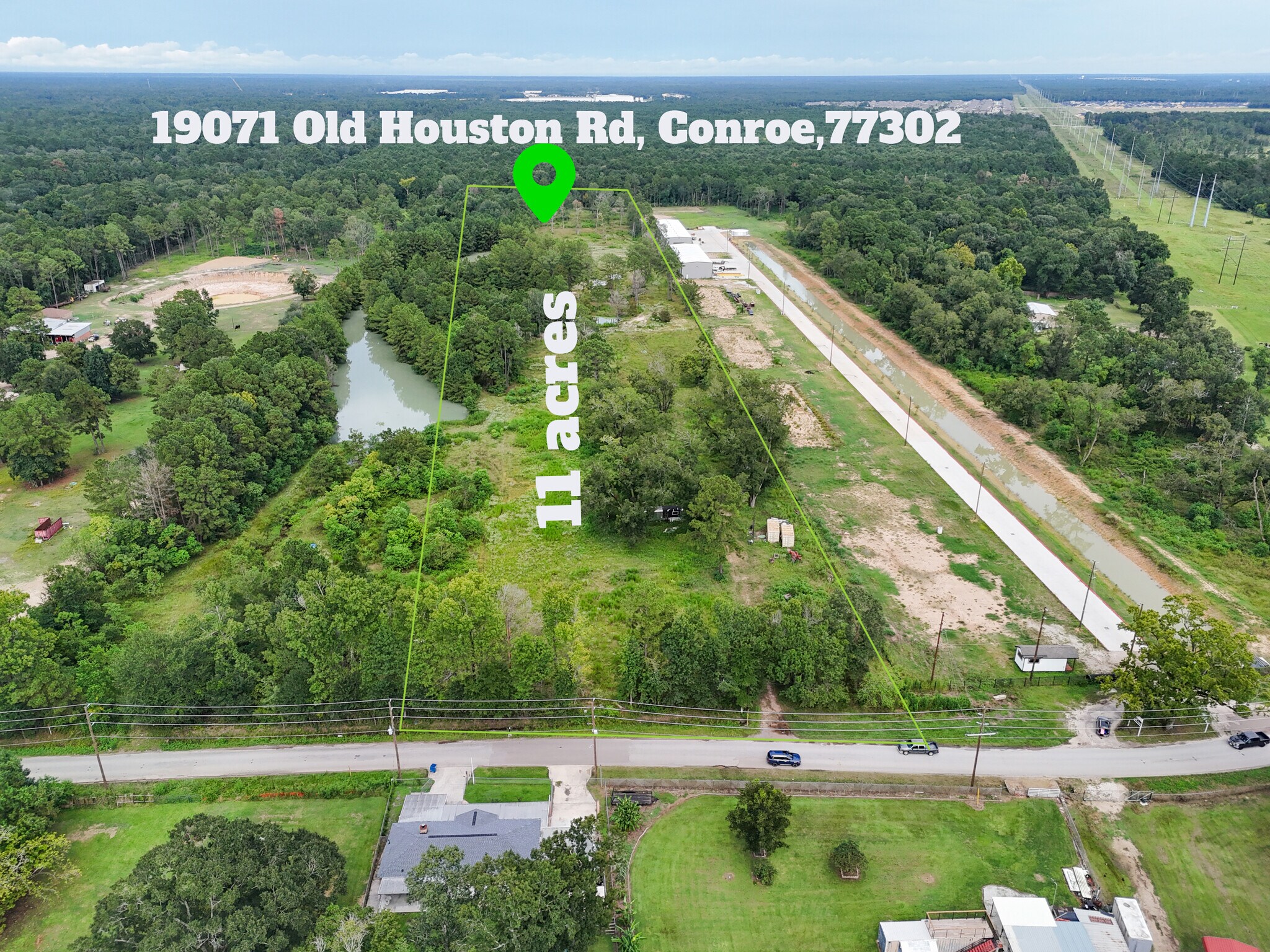 19071 Old Houston Rd, Conroe, TX à vendre Photo principale– Image 1 sur 5
