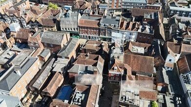 18 The Square, Winchester, HAM - Vue aérienne vue de carte