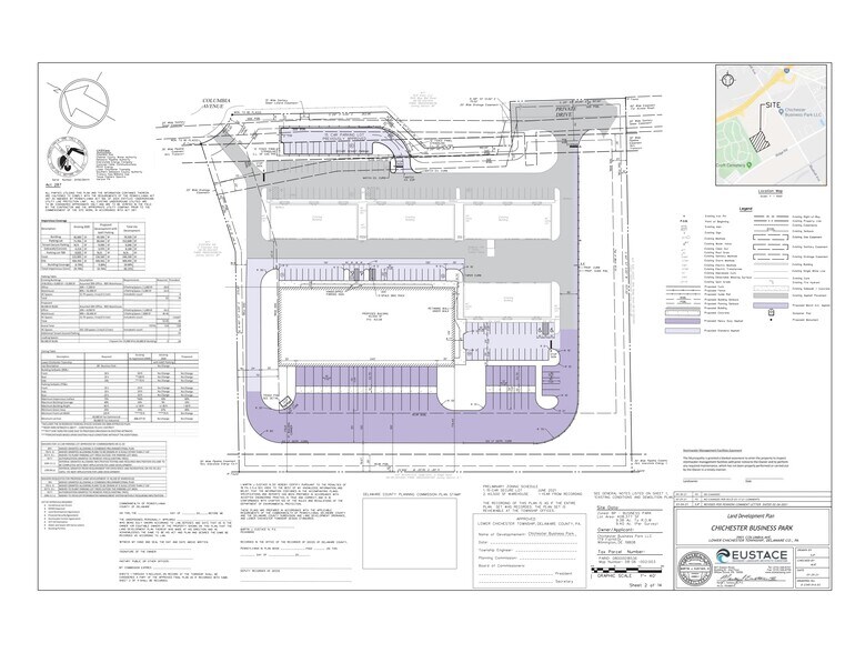 3901 Columbia Ave, Linwood, PA à louer - Plan de site – Image 2 sur 8
