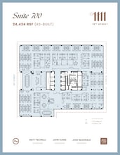 1111 19th St NW, Washington, DC à louer Plan d’étage– Image 1 sur 6