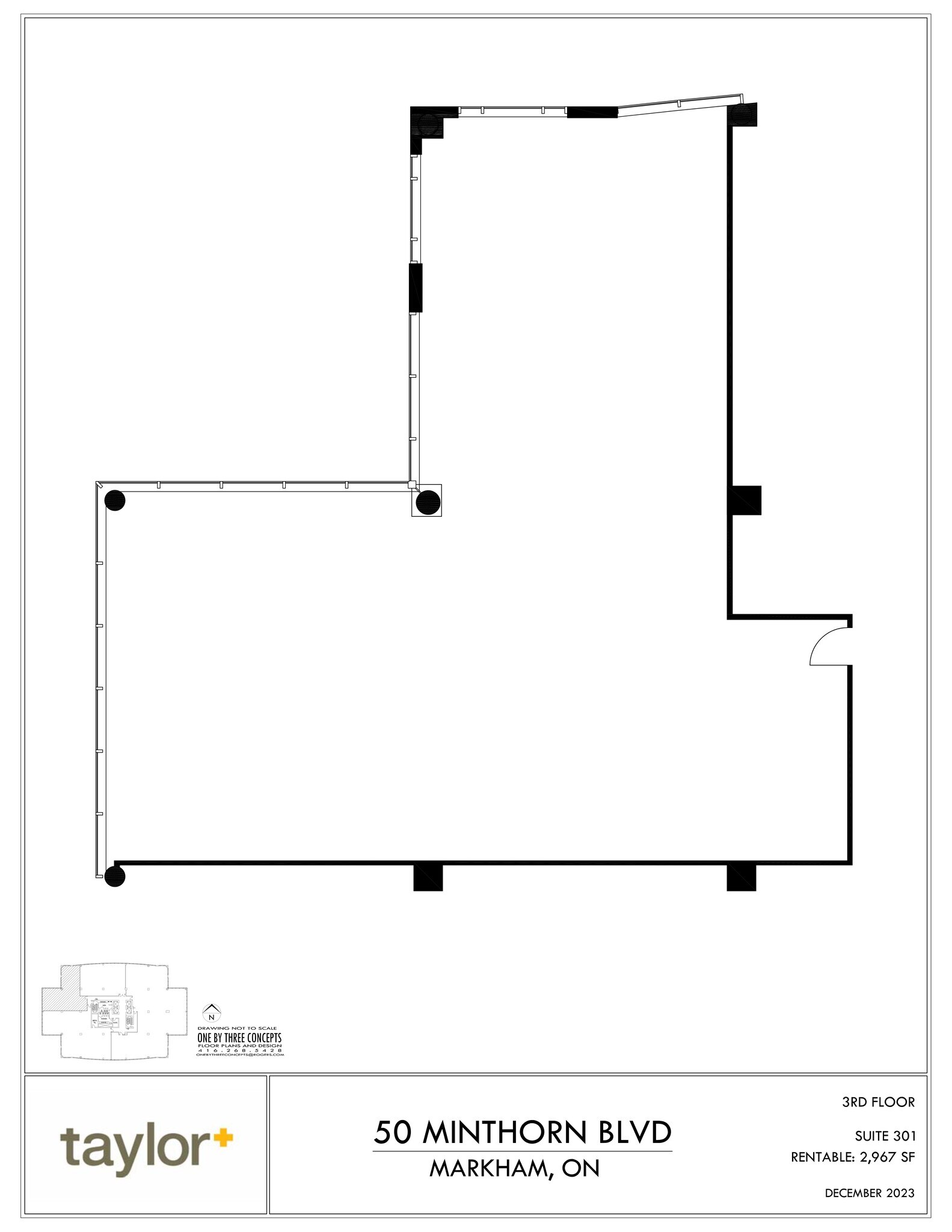 50 Minthorn Blvd, Markham, ON à louer Plan de site– Image 1 sur 1