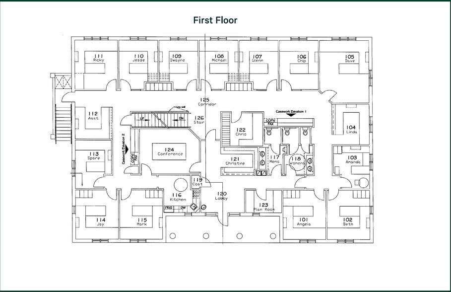 2635 Reynolda Rd, Winston-Salem, NC à vendre - Plan d’étage – Image 2 sur 2