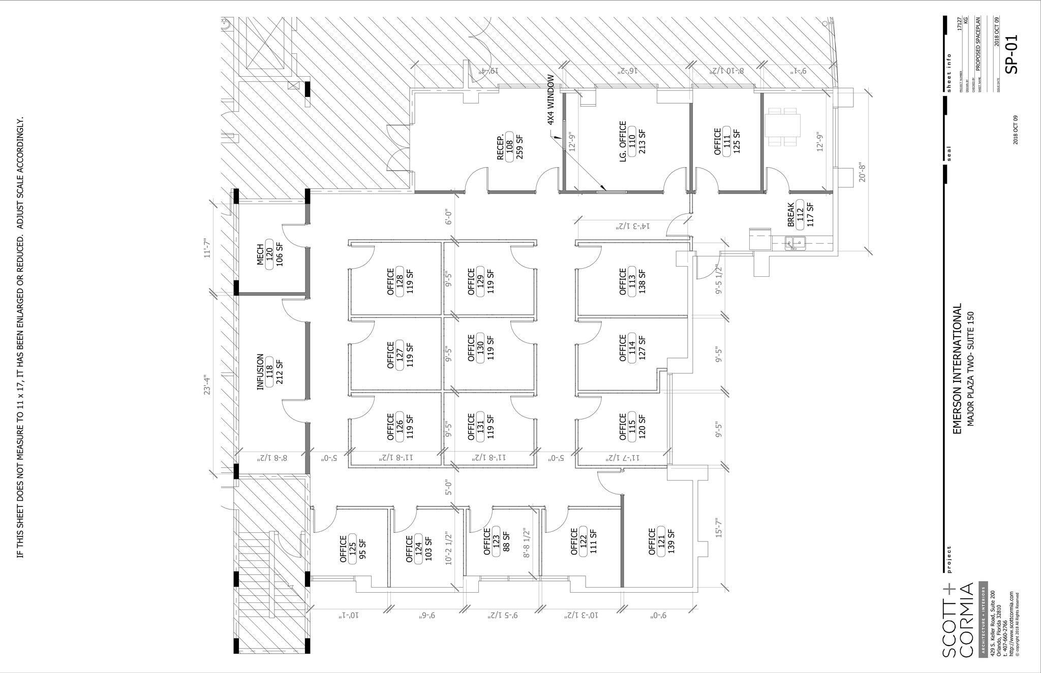 5750 Major Blvd, Orlando, FL à louer Plan de site– Image 1 sur 1
