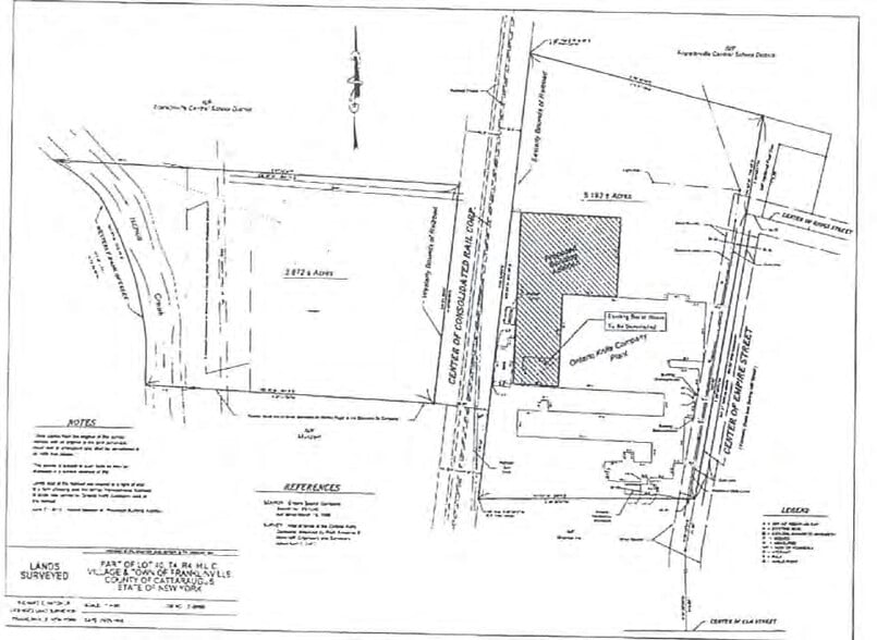 26 Empire St, Franklinville, NY à vendre - Plan cadastral – Image 2 sur 2