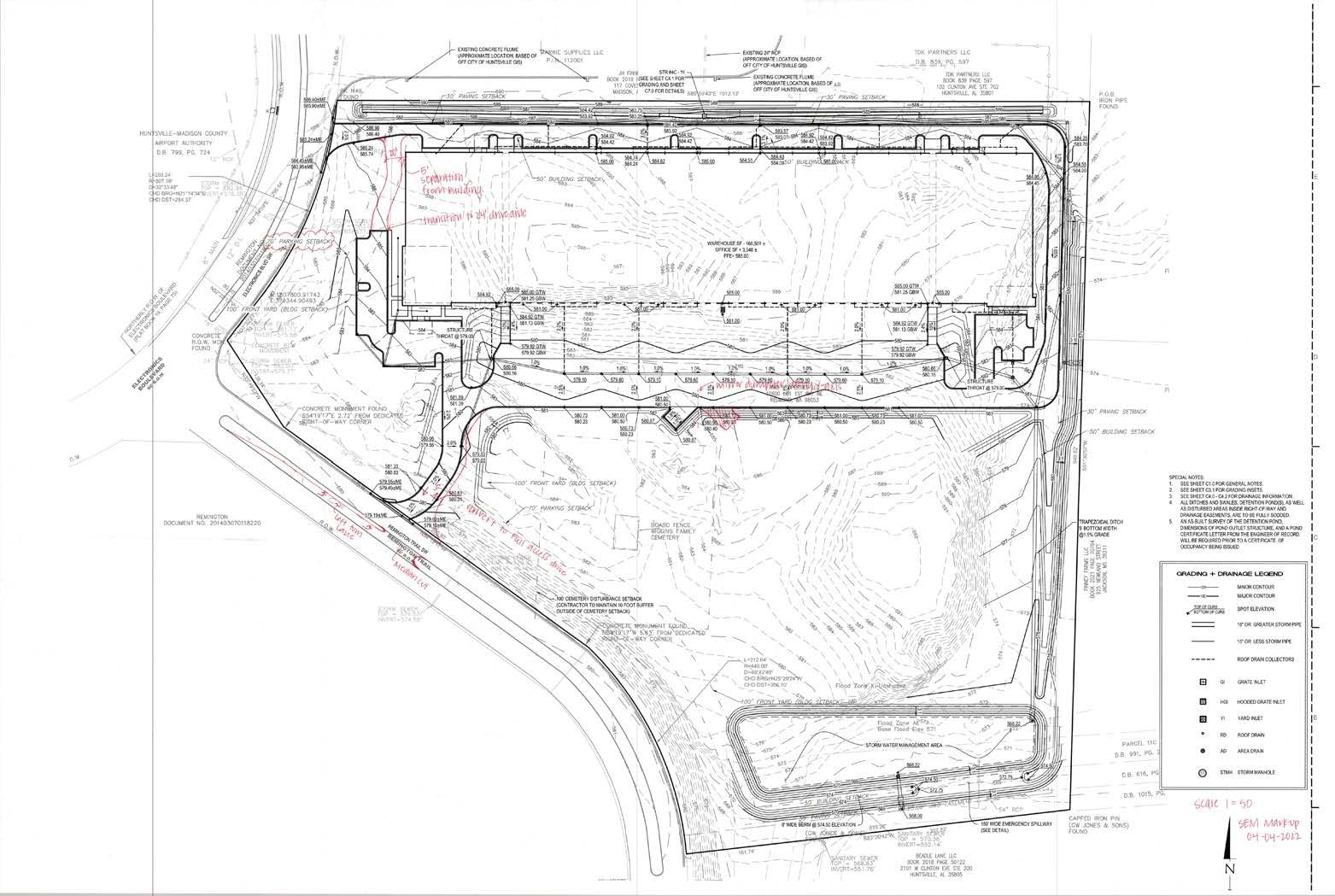 120 Electronics blvd, Huntsville, AL à louer Plan de site– Image 1 sur 2