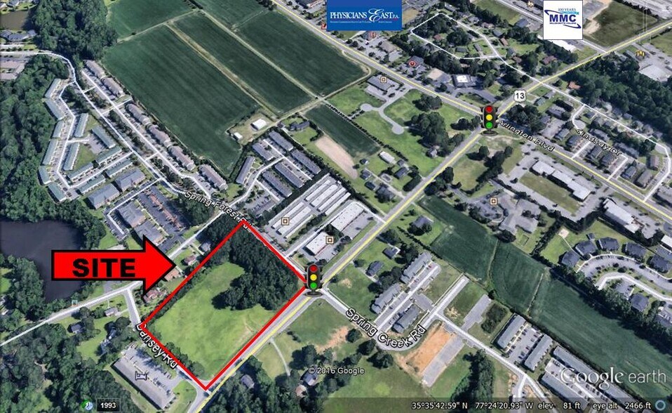 2850 Dickinson Avenue Ext, Greenville, NC à vendre - Aérien – Image 1 sur 2